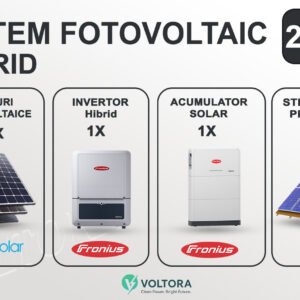 Sistem Fotovoltaic Fronius hibrid 20 kw trifazat