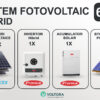 Sistem Fotovoltaic Fronius hibrid 6 kw trifazat