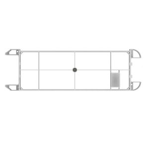 Kit instalare SigEnergy SigenStor pentru montaj la sol cu picioare reglabile